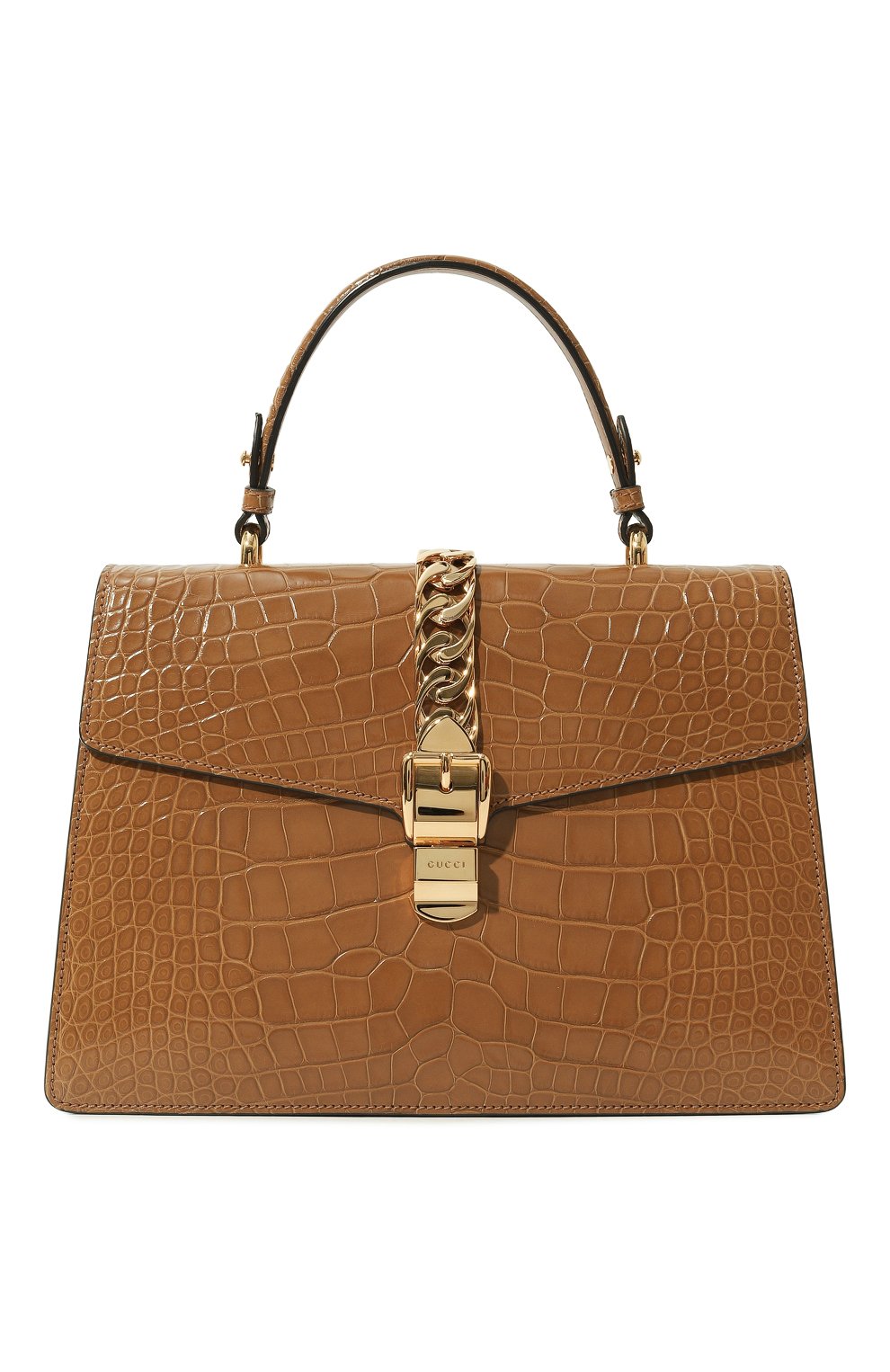 Сумка sylvie 1969 из кожи аллигат ора GUCCI, арт. 431665 EV40G, фото 1