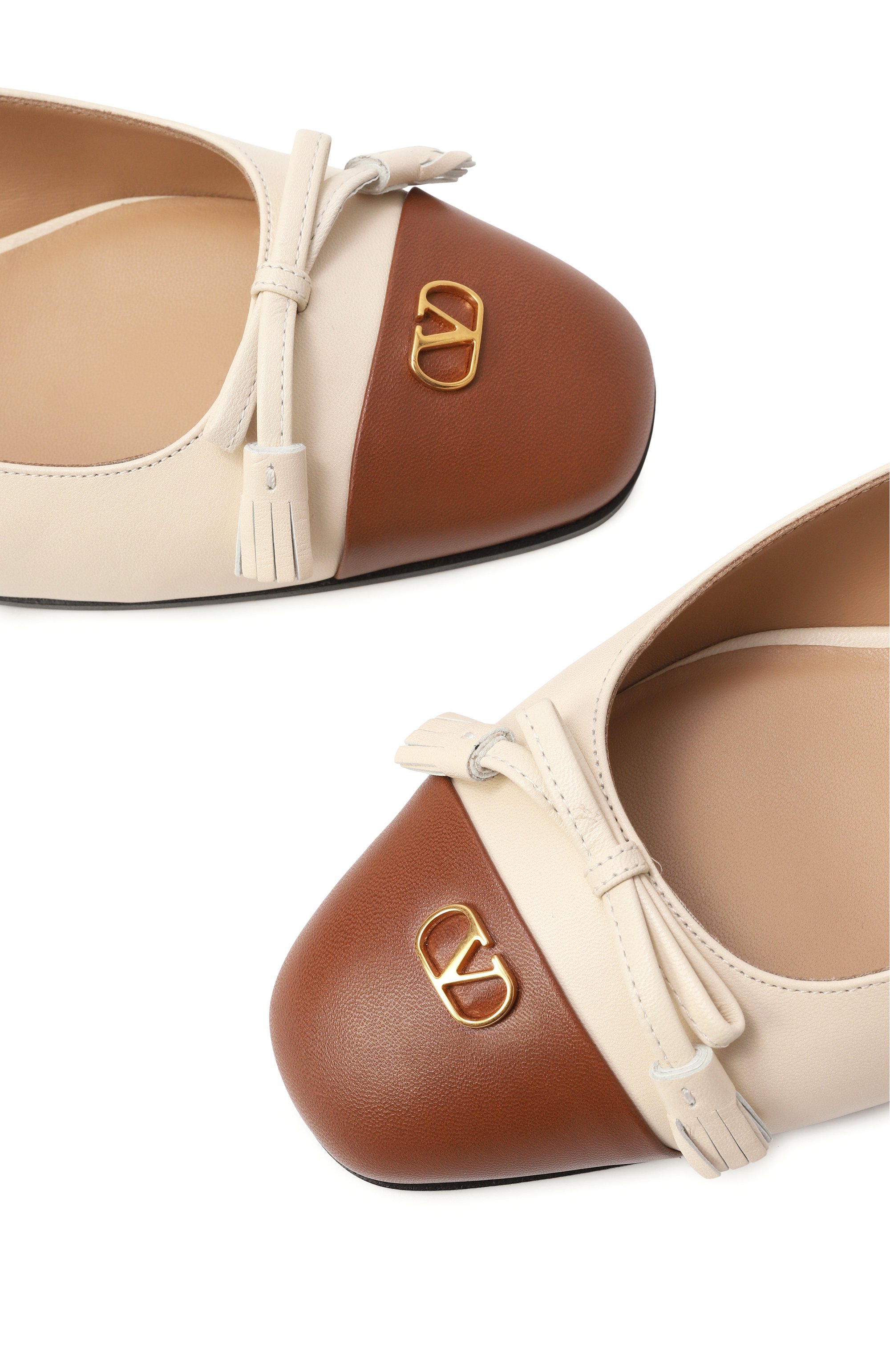 Кожаные балетки valet du roi VALENTINO, арт. 6W0S0MH0/DDT, фото 7