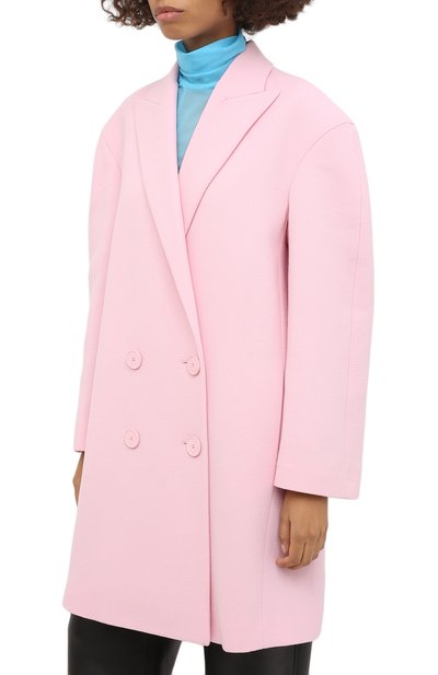 Шерстяное пальто GIVENCHY розового цвета по цене 266000 руб., арт. BWC06W127Y, фото 4 Шерстяное пальто GIVENCHY, арт. BWC06W127Y, фото 4