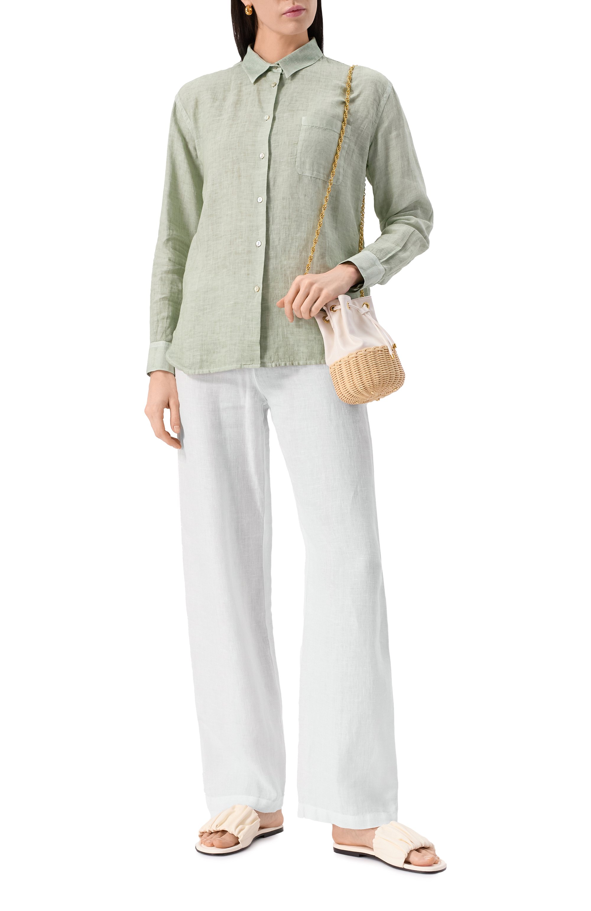 Льняная рубашка 120% LINO, арт. 32ALIW19GE/000B317, фото 2