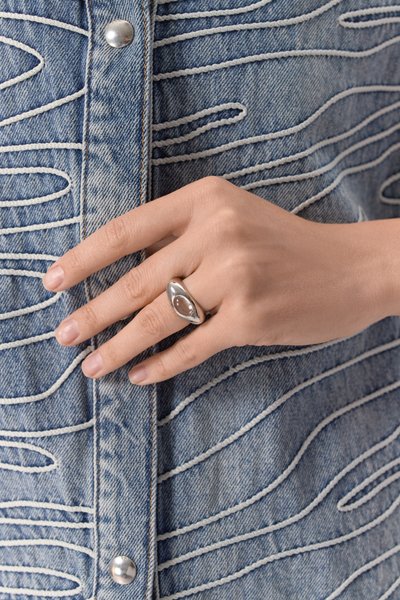 Перстень-галька с горным хрусталем AVGVST, арт. 1016099-01, фото 2