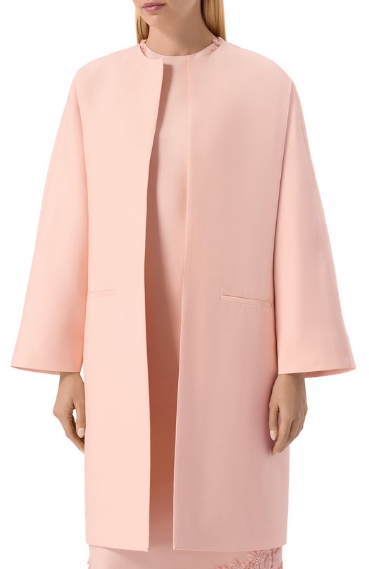 Пальто из шерсти и шелка MVST M26.2PW.C007/F091 Розовый  M26.2PW.C007/F091 Фото 3