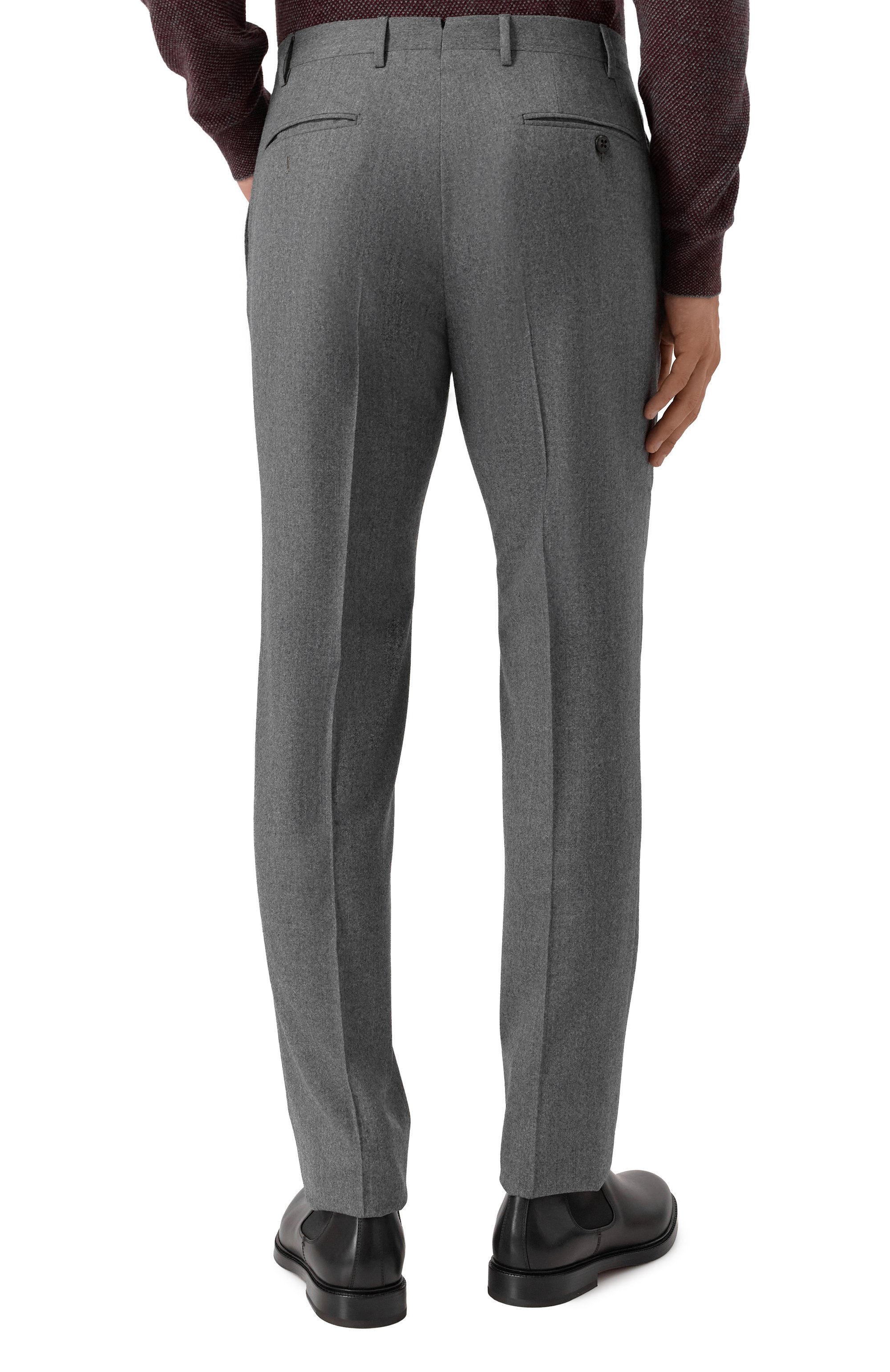 Шерстяные брюки CORNELIANI, арт. 265B01-2618111, фото 4