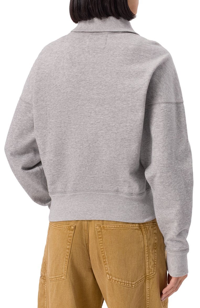 Хлопковый свитшот ISABEL MARANT ETOILE, арт. SW0093FA, фото 4