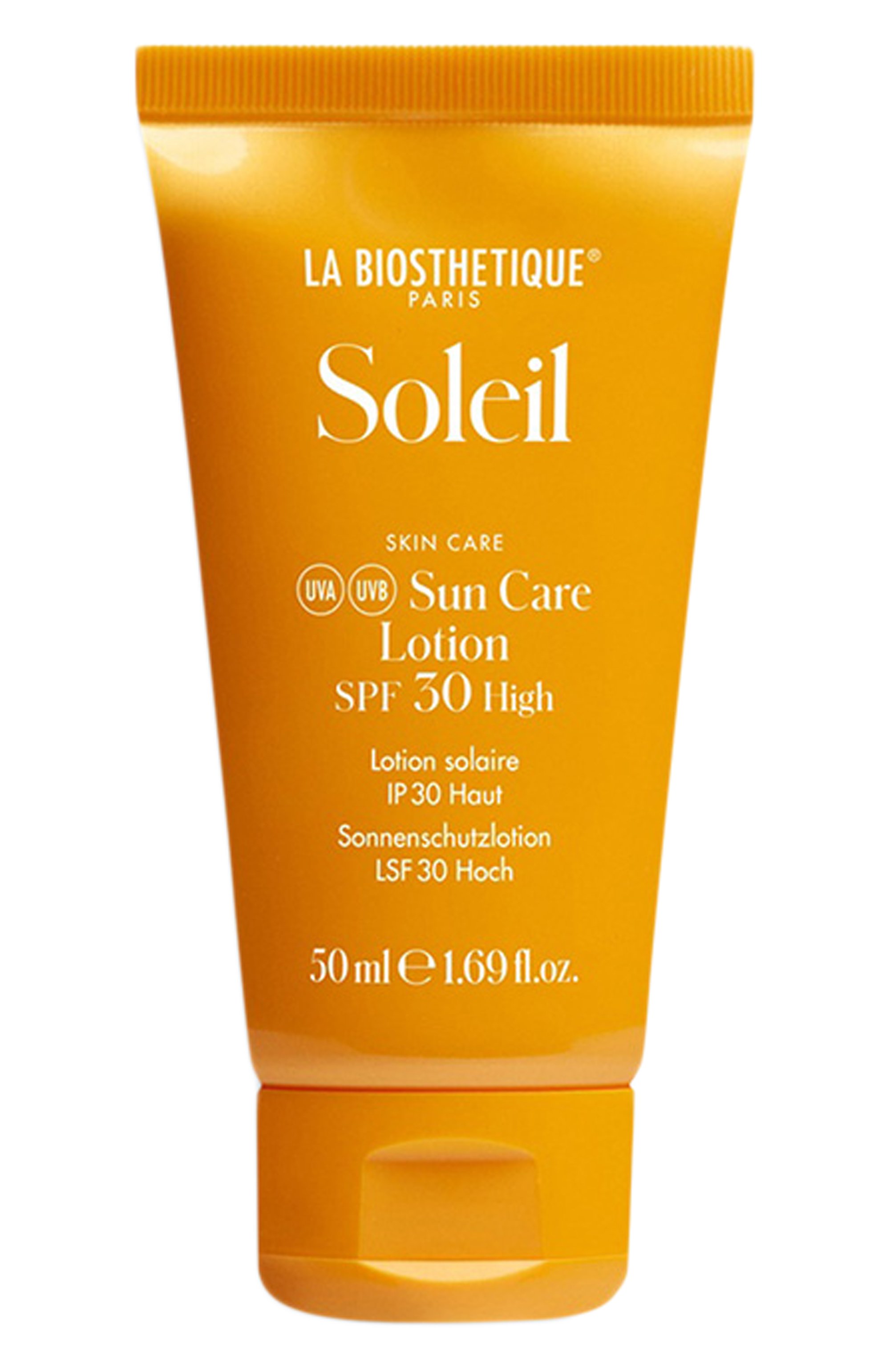 Солнцезащитный лосьон для лица и тела spf 30 (50ml) LA BIOSTHETIQUE бесцветного цвета по цене 3000 руб., арт. 2871, фото 1 Солнцезащитный лосьон для лица и тела spf 30 (50ml) LA BIOSTHETIQUE, арт. 2871, фото 1