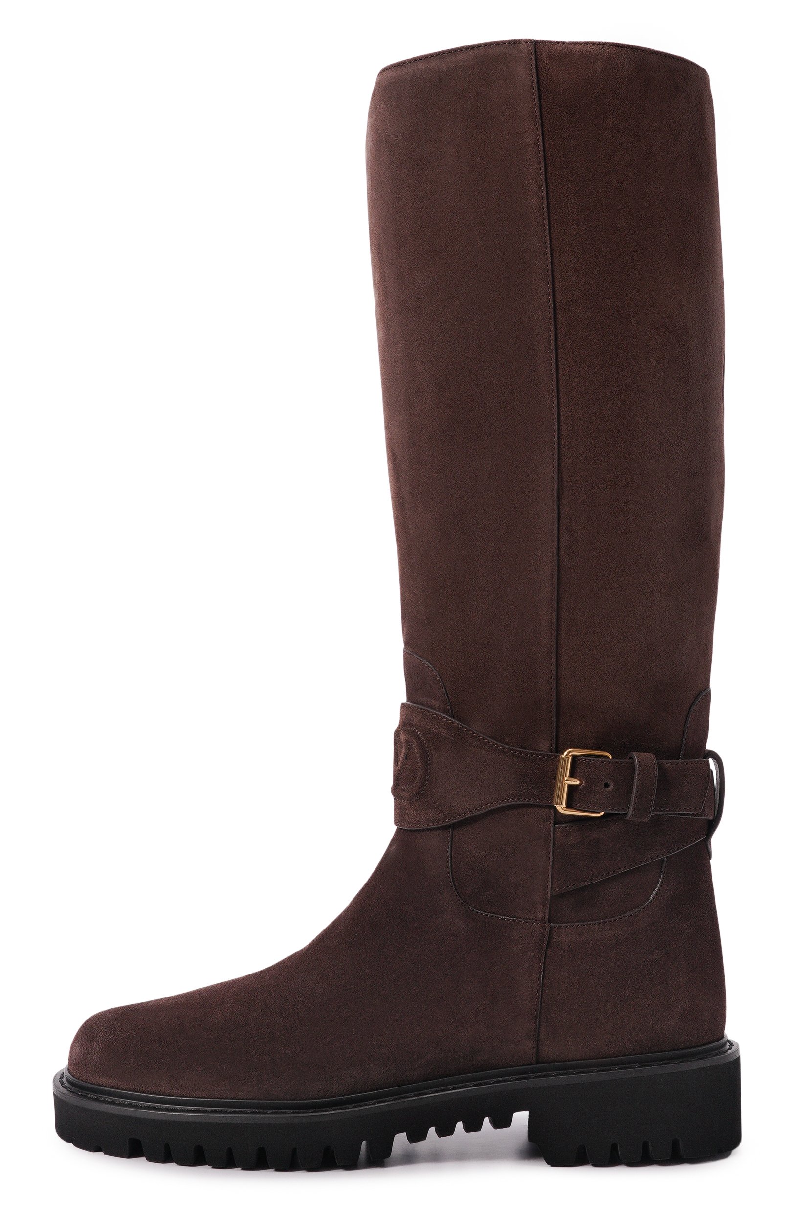 Замшевые сапоги vlogo signature VALENTINO, арт. 9W2S0QA3/EFG, фото 4