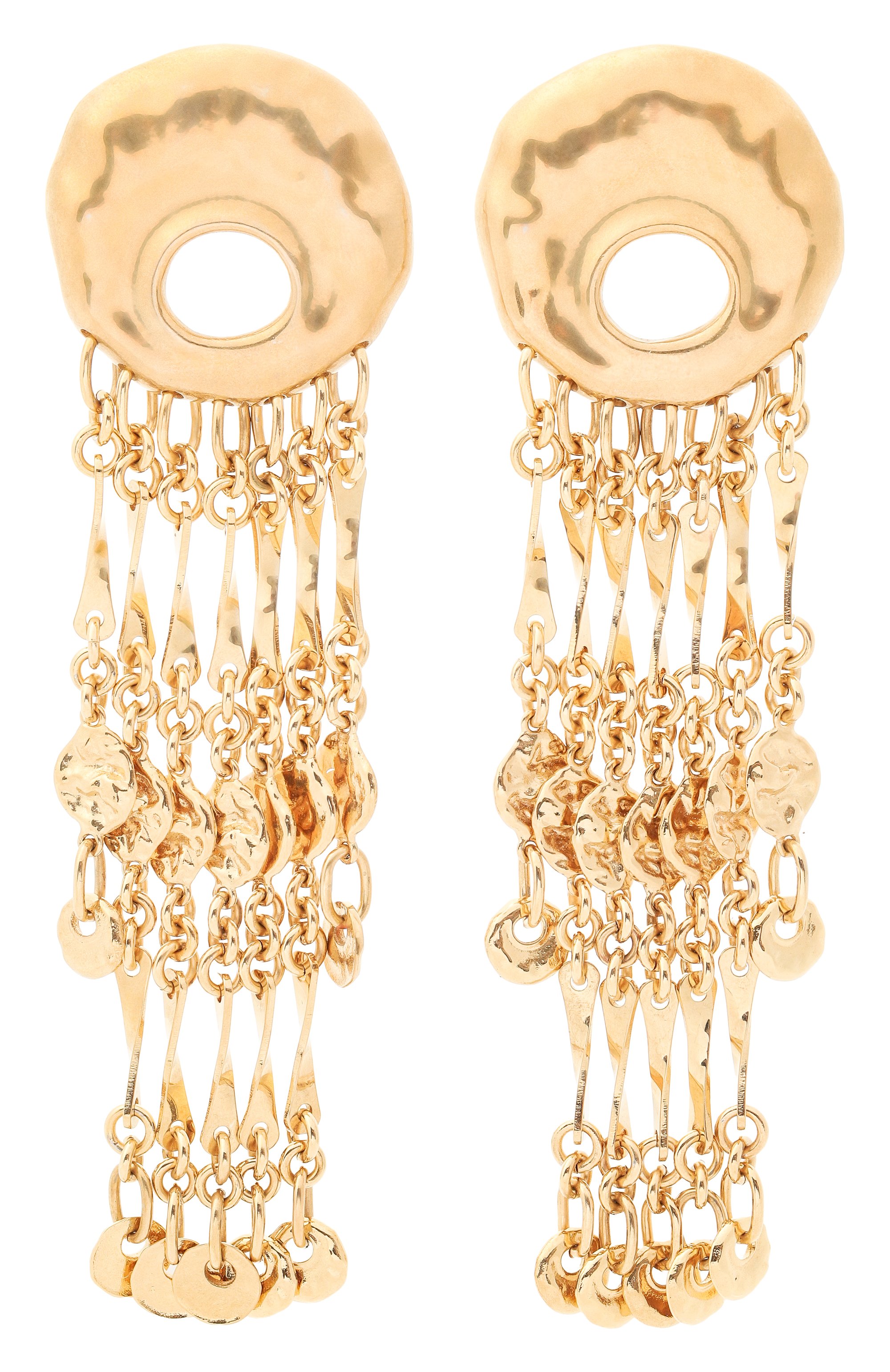 Серьги CHLOÉ золотого цвета по цене 116500 руб., арт. CHC25SFE12CB79DCTU, фото 1 Серьги CHLOÉ, арт. CHC25SFE12CB79DCTU, фото 1