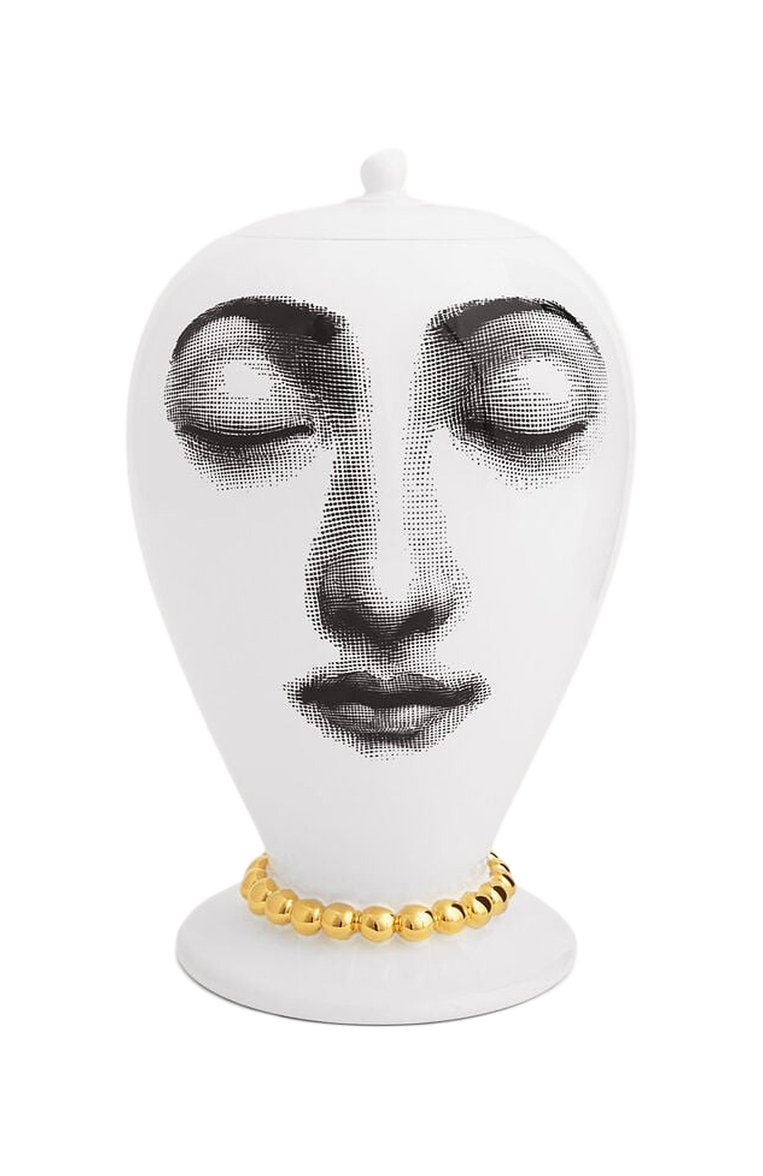 Ваза collana FORNASETTI белого цвета, арт. F0R-10549 | Фото 2 (Региональные ограничения белый список (Axapta Mercury): Не проставлено; Нос: Не проставлено; Ограничения доставки: fragile-2)