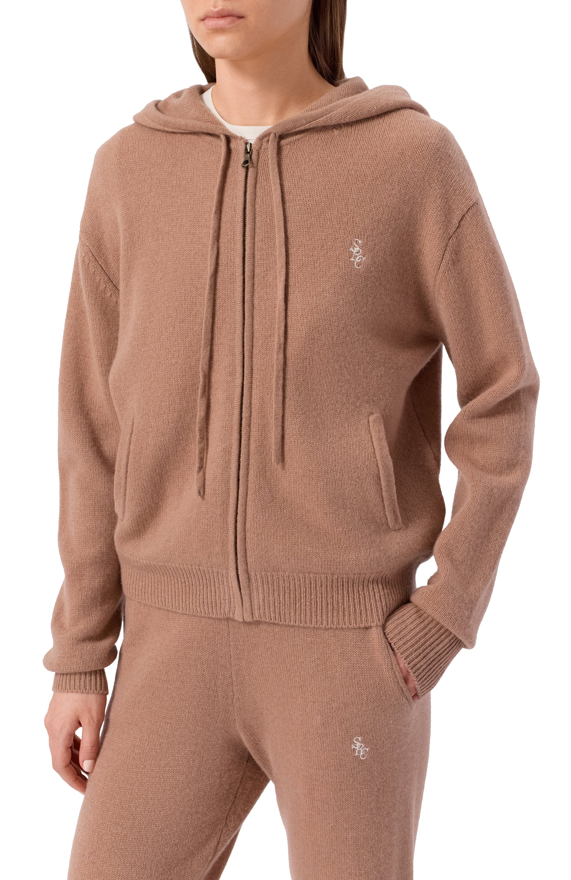 Кардиган из кашемира и шерсти SPORTY AND RICH, арт. CA00264302BE02, фото 3