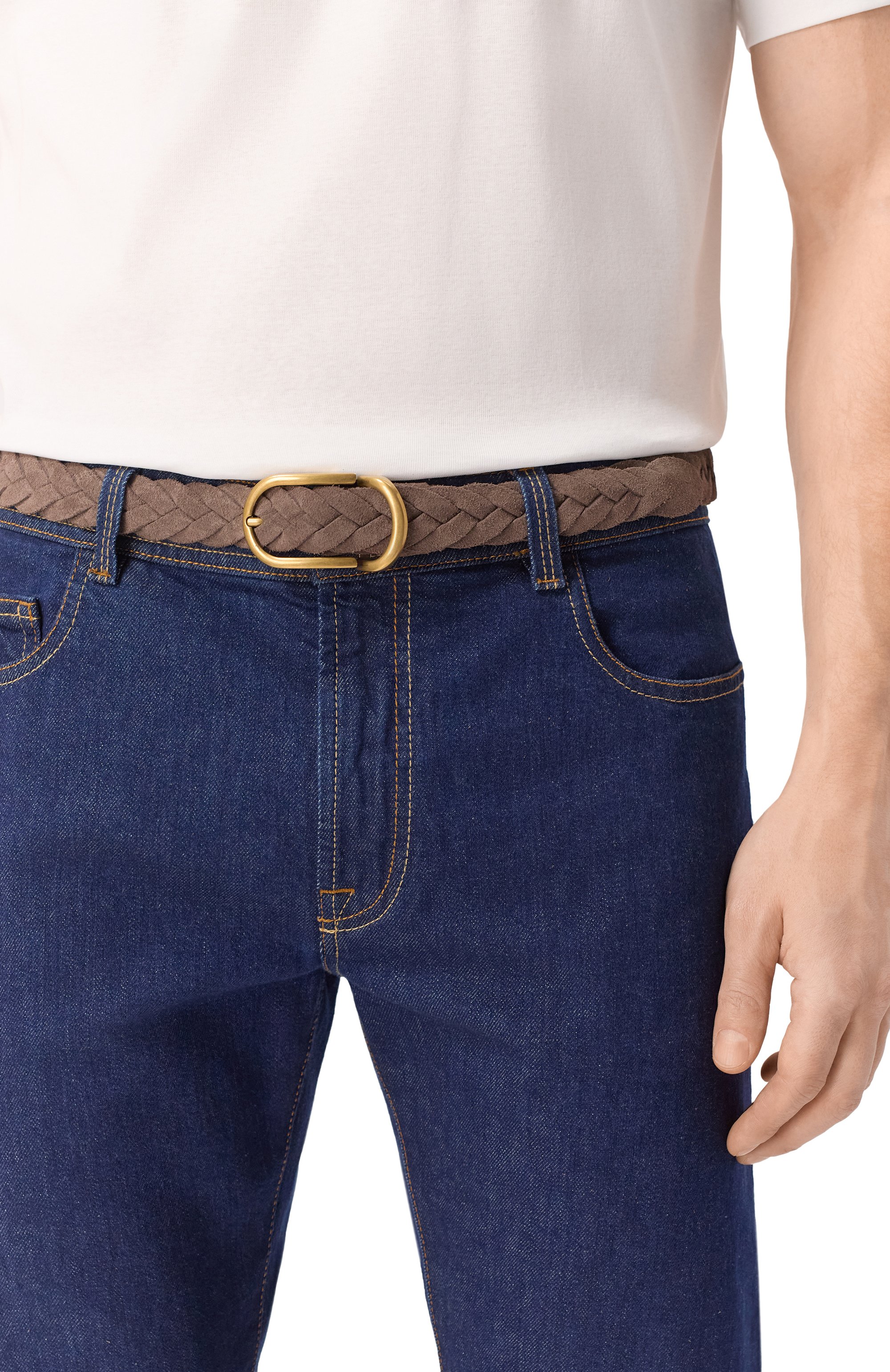 Замшевый ремень BRUNELLO CUCINELLI, арт. MAURP333, фото 2