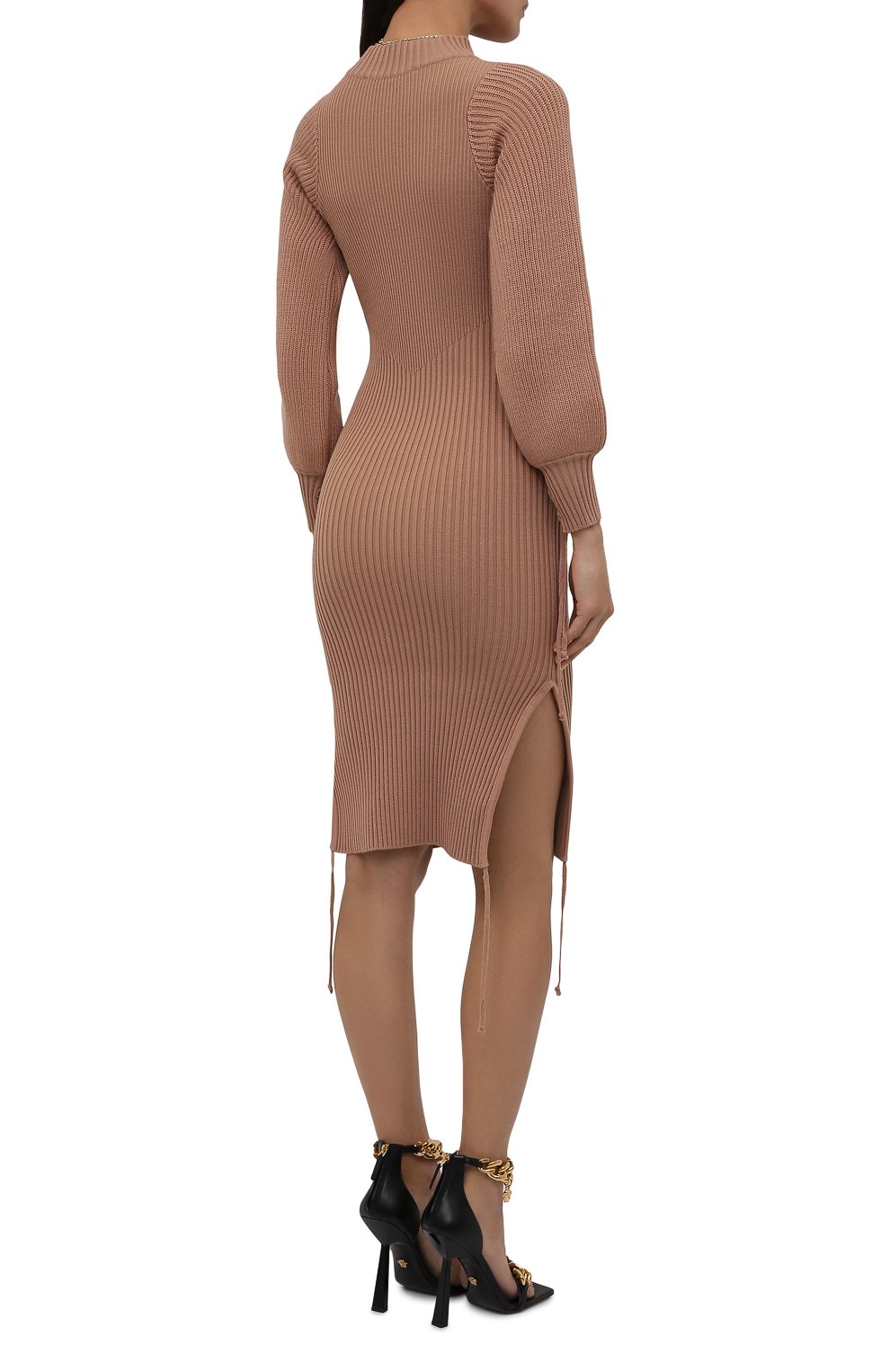 Платье ANDREADAMO бежевого цвета по цене 94600 руб., арт. ADFW21DR05029476, фото 4 Платье ANDREADAMO, арт. ADFW21DR05029476, фото 4