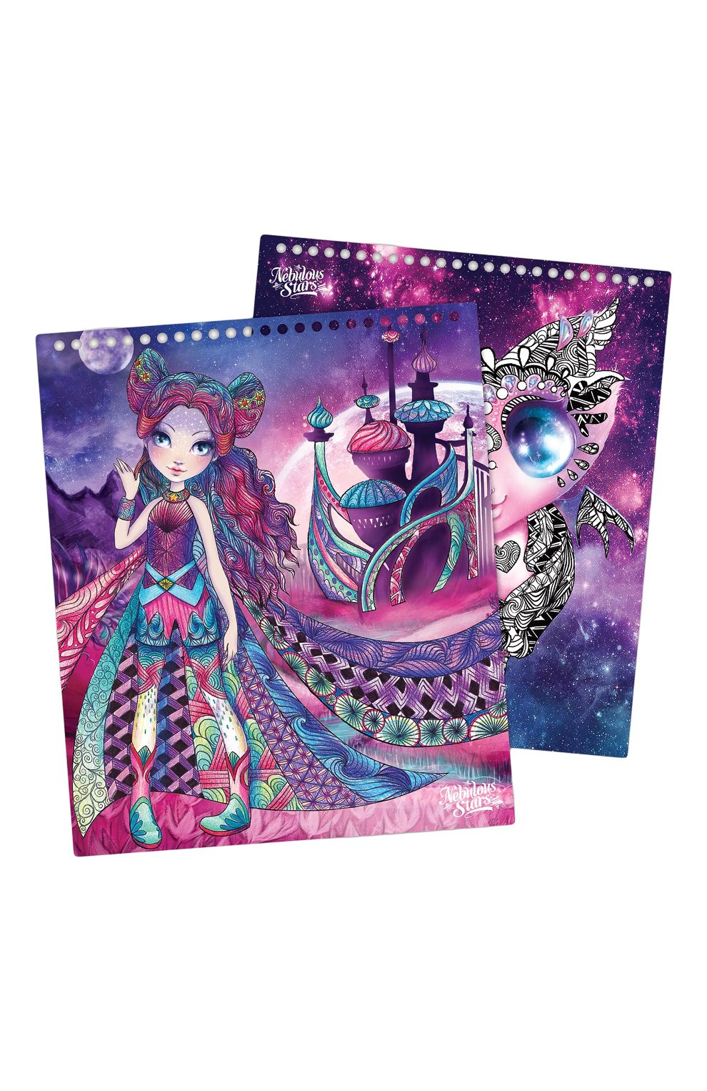 Набор для раскрашивания неоновый скетчбук nebulia PAREMO, арт. 11101_NSDA, фото 4