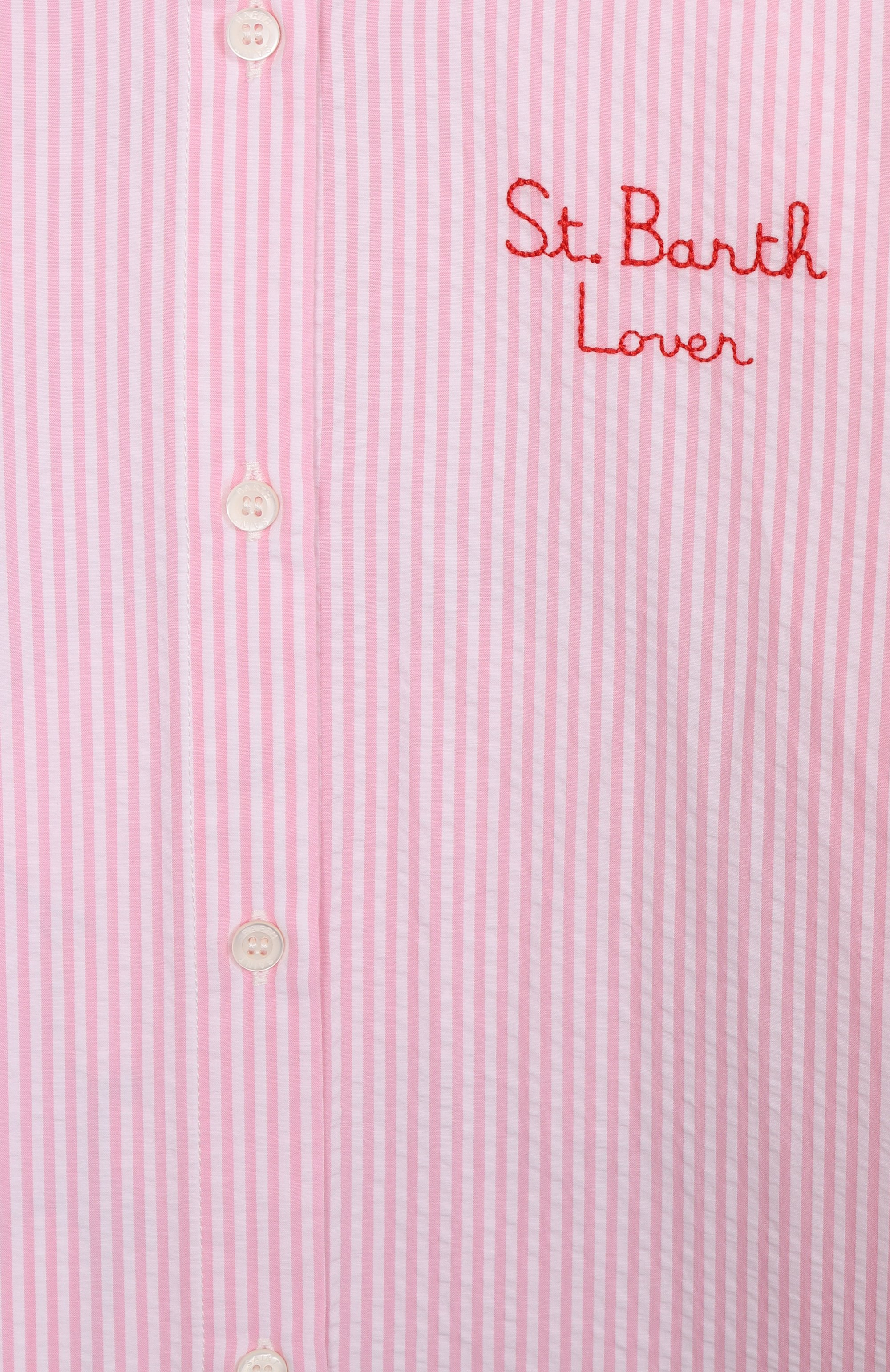 Хлопковая рубашка MC2 SAINT BARTH, арт. STBK MINI BRIGITTE EMBRY/04332H, фото 3