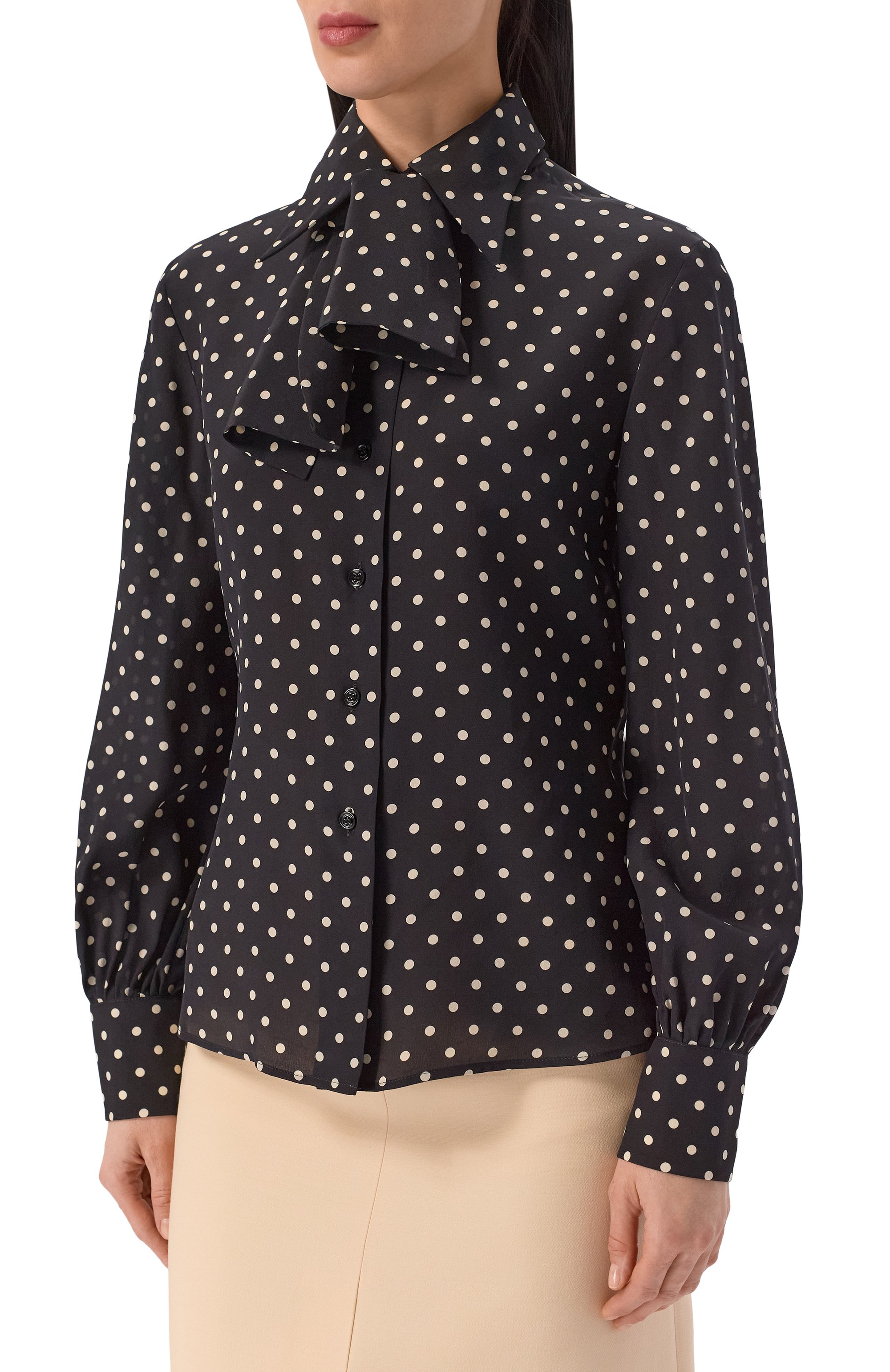 Шелковая блузка VALENTINO, арт. 8B3AB8429DW, фото 3