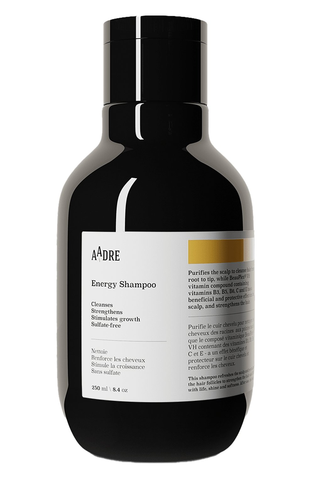 Энергетический шампунь (250ml) AADRE бесцветного цвета по цене 2290 руб., арт. 3306906900411, фото 1 Энергетический шампунь (250ml) AADRE, арт. 3306906900411, фото 1