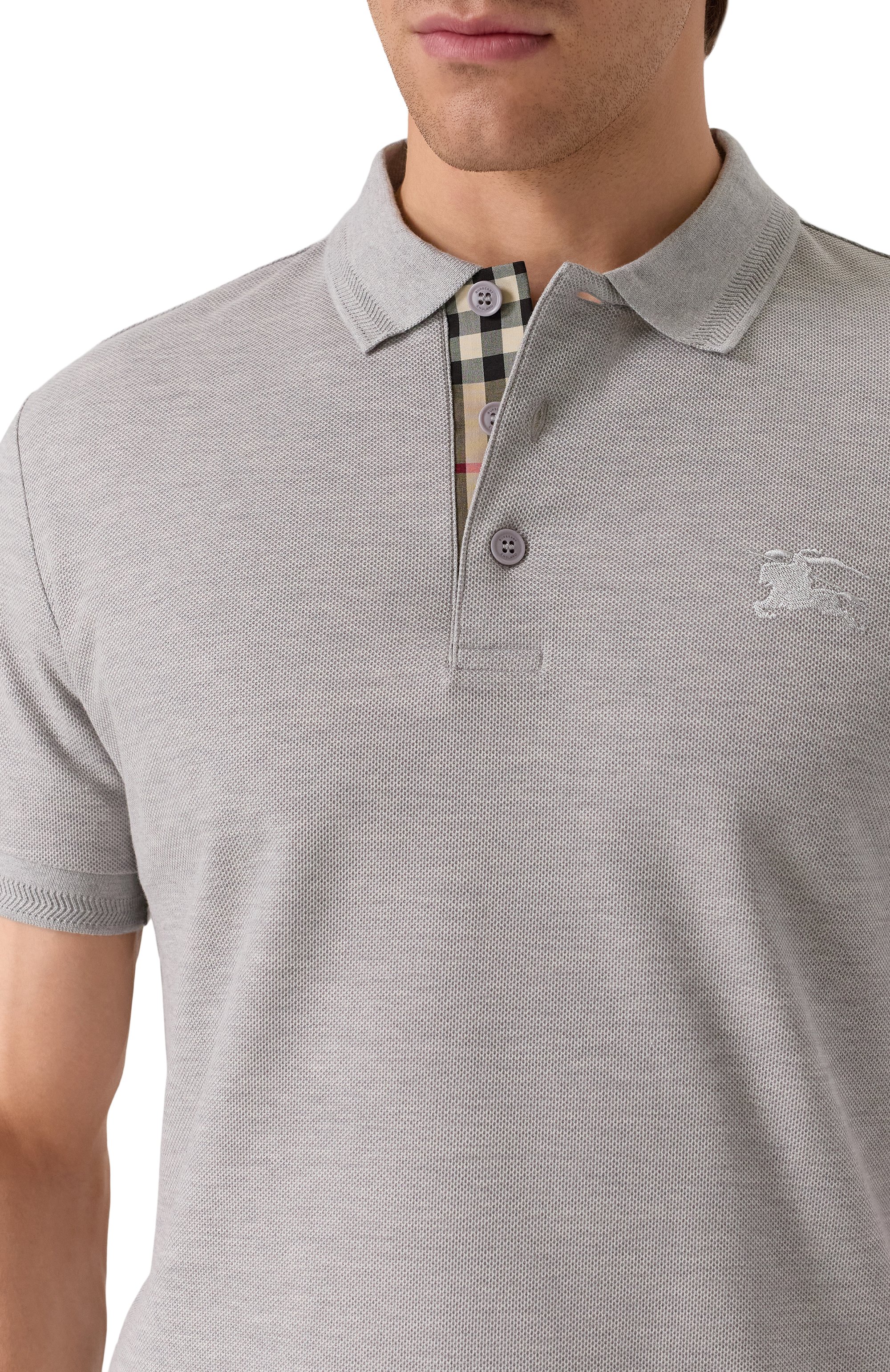 Хлопковое поло BURBERRY, арт. 8099168, фото 5