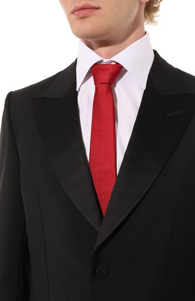 Шелковый галстук GUCCI, арт. 624057 4E002, фото 2