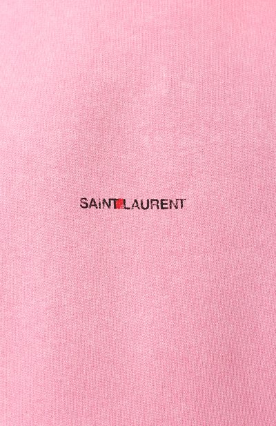 Хлопковое худи SAINT LAURENT, арт. 557555/YB2YE, фото 5