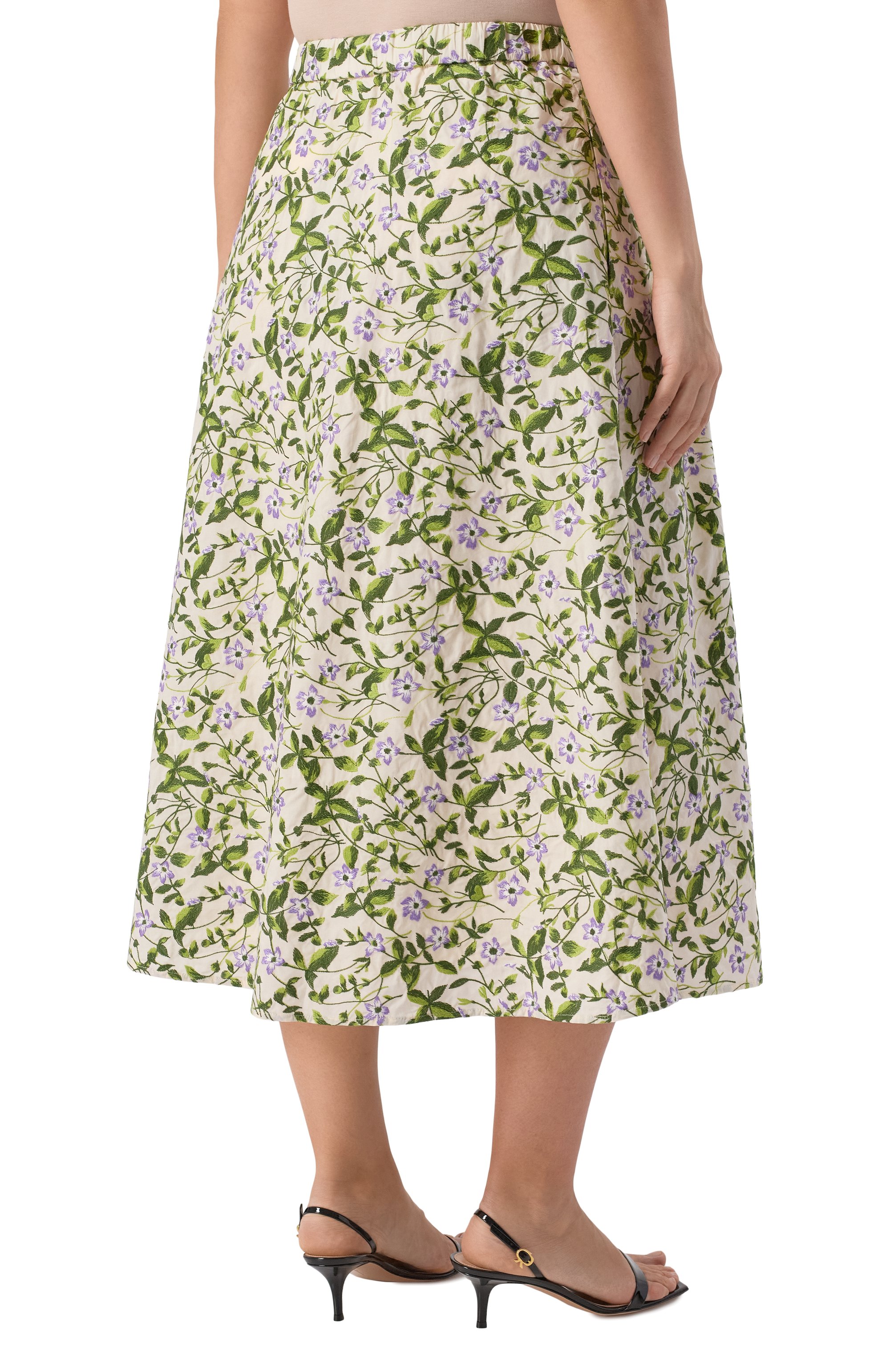 Хлопковая юбка WEEKEND MAX MARA, арт. 0RME, фото 4