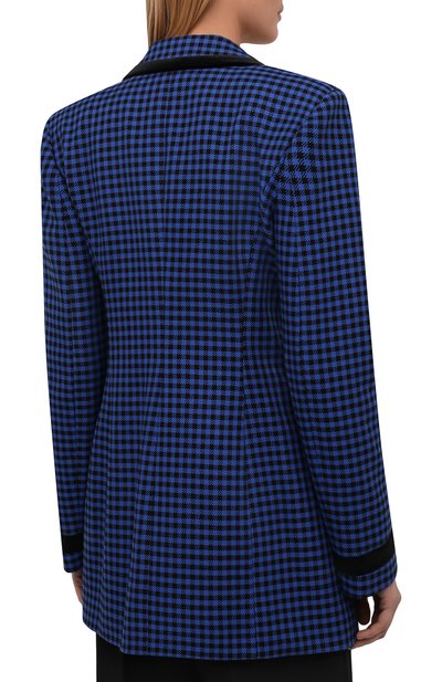 Хлопковый жакет VERSACE JEANS COUTURE, арт. 71HAQ7A4-71DP704 JACQUARD DIS VICHY/N0026, фото 4
