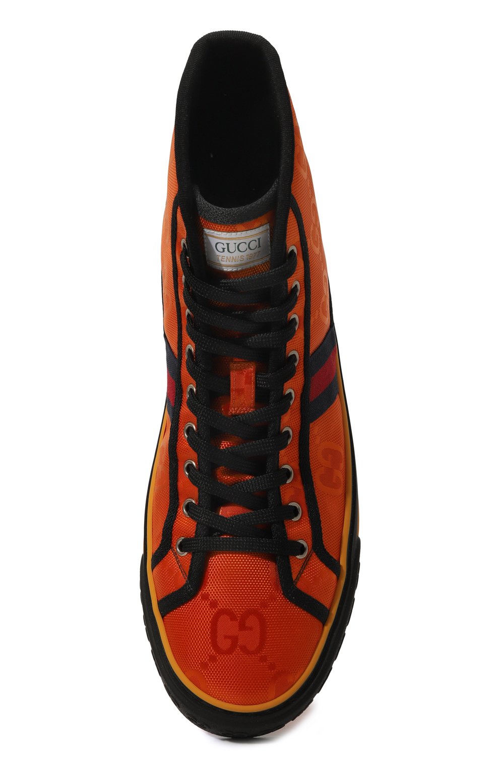 Текстильные кеды gucci tennis 1977 GUCCI, арт. 628717 H9H80, фото 6