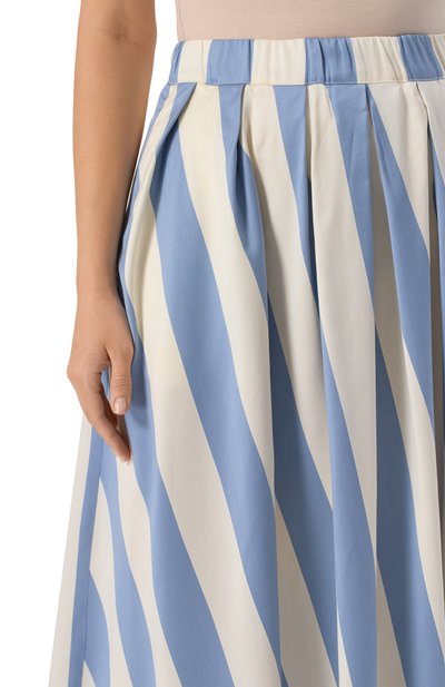 Юбка из хлопка и шелка WEEKEND MAX MARA, арт. VIDIM, фото 5