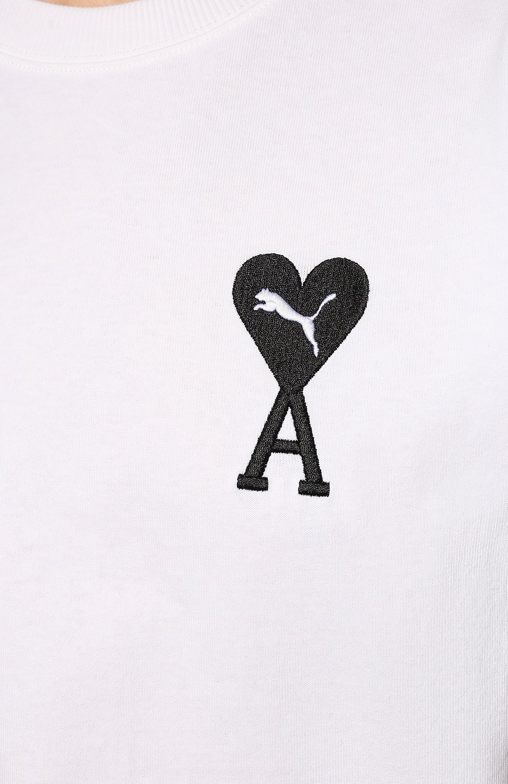 Хлопковая футболка puma x ami PUMA, арт. 53407302, фото 5