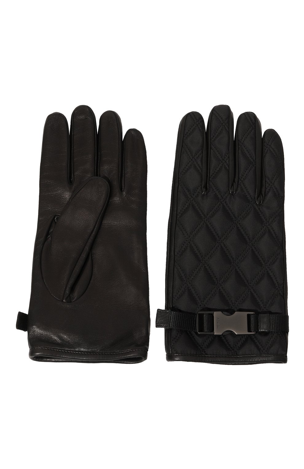 Перчатки PRADA черного цвета по цене 68000 руб., арт. 2GG050-303-F0002, фото 3 Перчатки PRADA, арт. 2GG050-303-F0002, фото 3