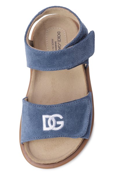 Замшевые сандалии DOLCE & GABBANA, арт. DL0094/AW871, фото 4