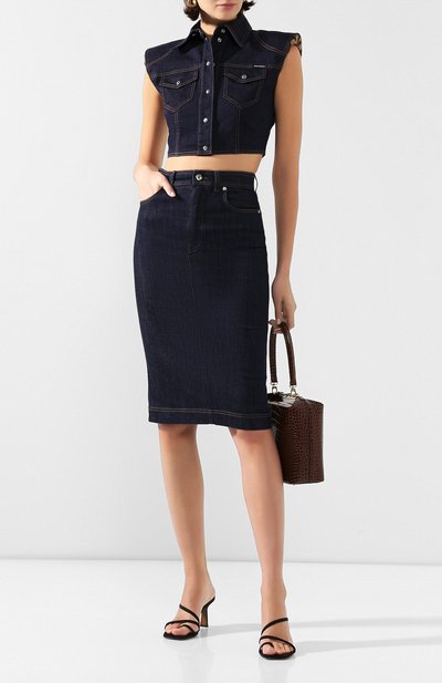 Джинсовый топ DOLCE & GABBANA, арт. F5L89D/G900B, фото 2