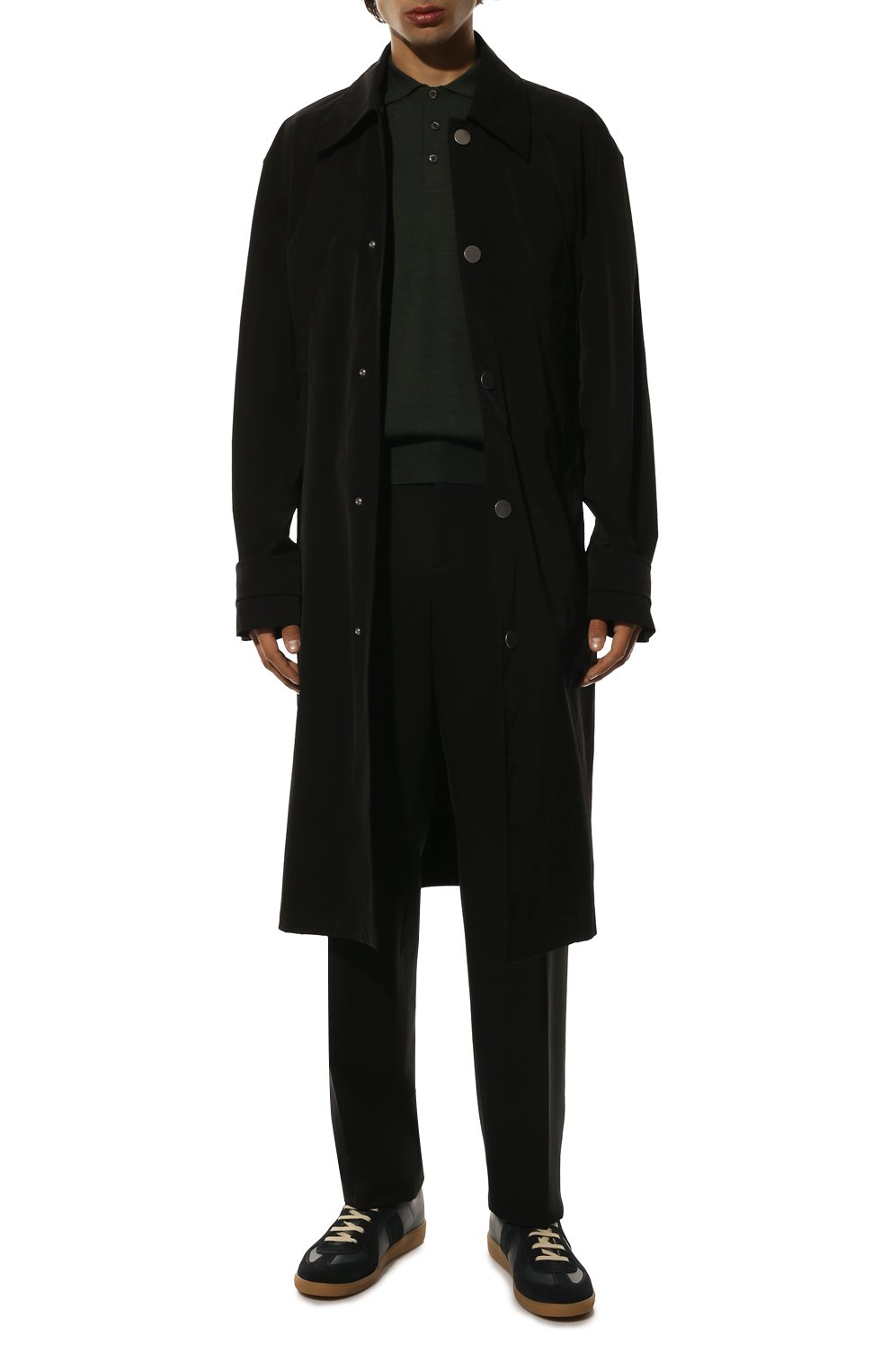 Шерстяное поло CANALI темно-зеленого цвета по цене 35150 руб., арт. C0017/MK00077, фото 2 Шерстяное поло CANALI, арт. C0017/MK00077, фото 2