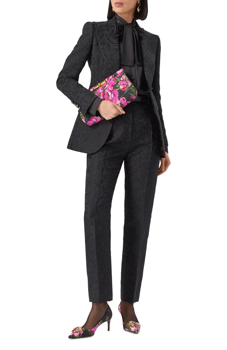Женский клатч marlene DOLCE & GABBANA разноцветного цвета, арт. BB7672/A6N03 | Фото 7 (Размер: medium; Материал: Текстиль; Женское Кросс-КТ: Клатч-клатчи, Вечерняя сумка)
