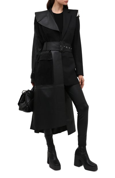 Кожаные брюки THEORY, арт. I0700205, фото 3