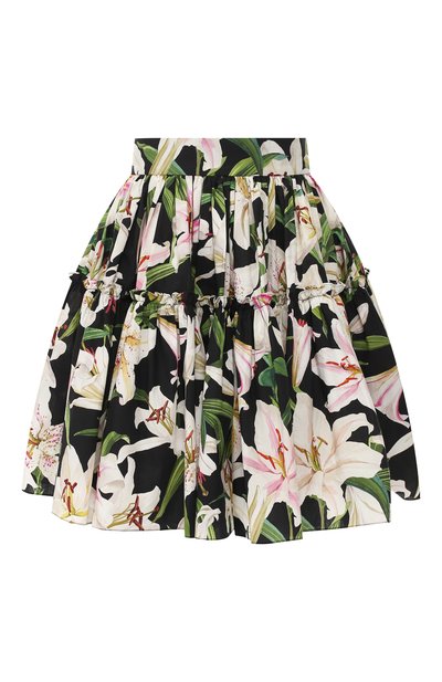 Женская хлопковая юбка DOLCE & GABBANA, арт. F4BIXT/HS5E0