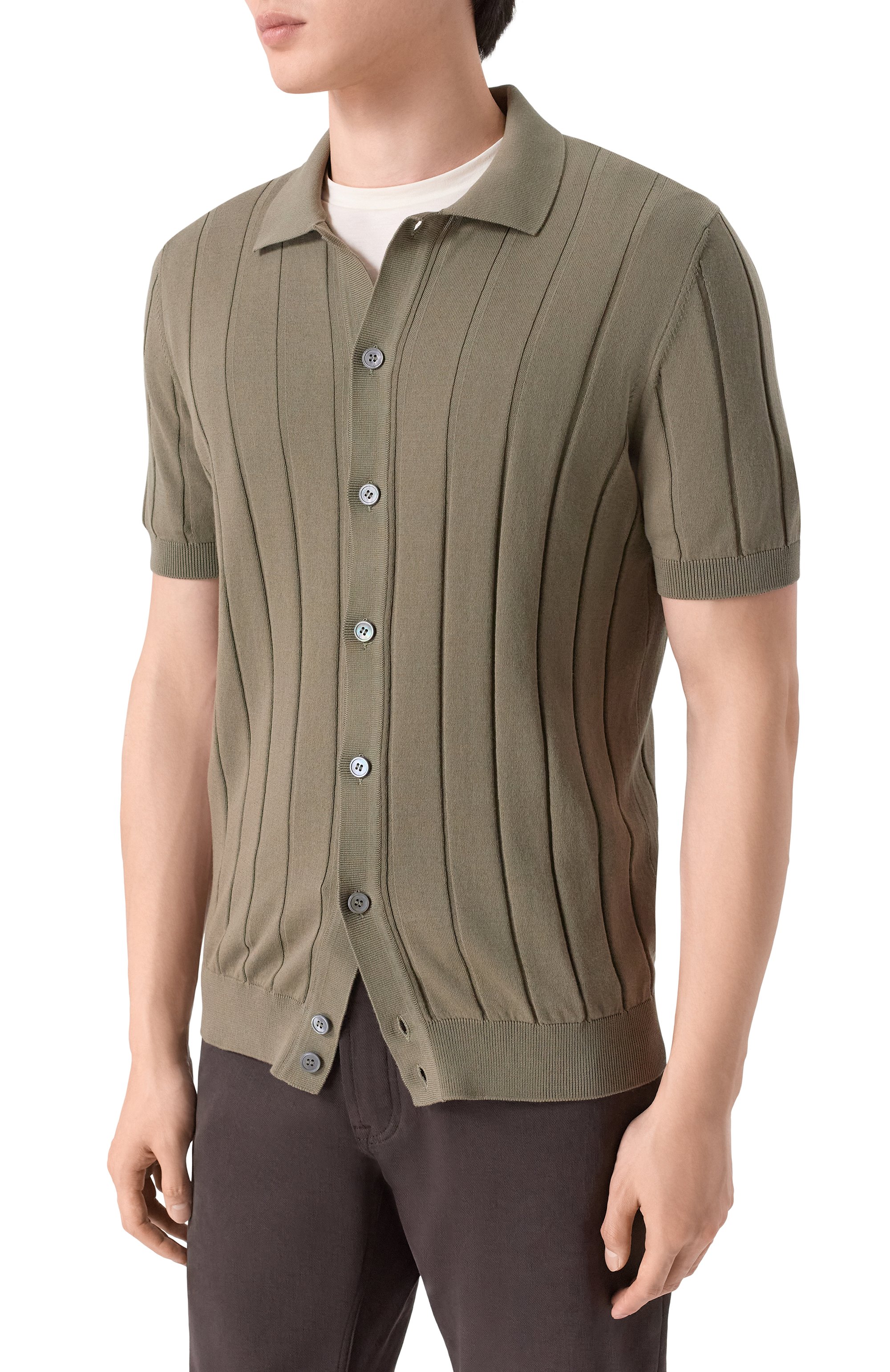 Хлопковая рубашка GRAN SASSO, арт. 57143/20634, фото 3