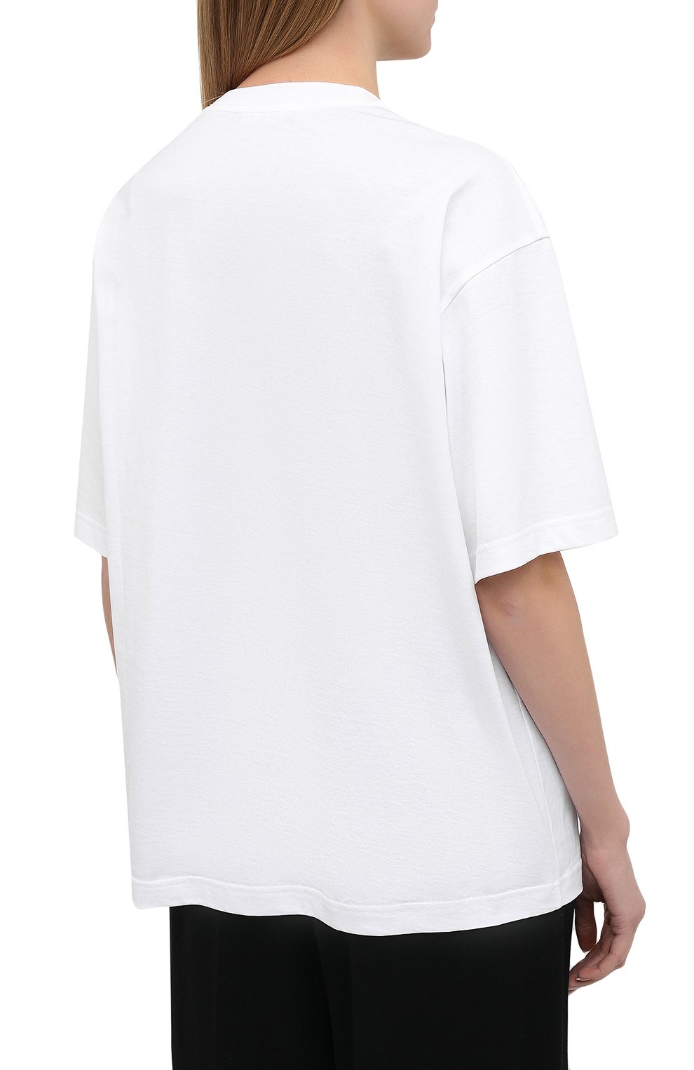 Хлопковая футболка ACNE STUDIOS, арт. CL0085/W, фото 4