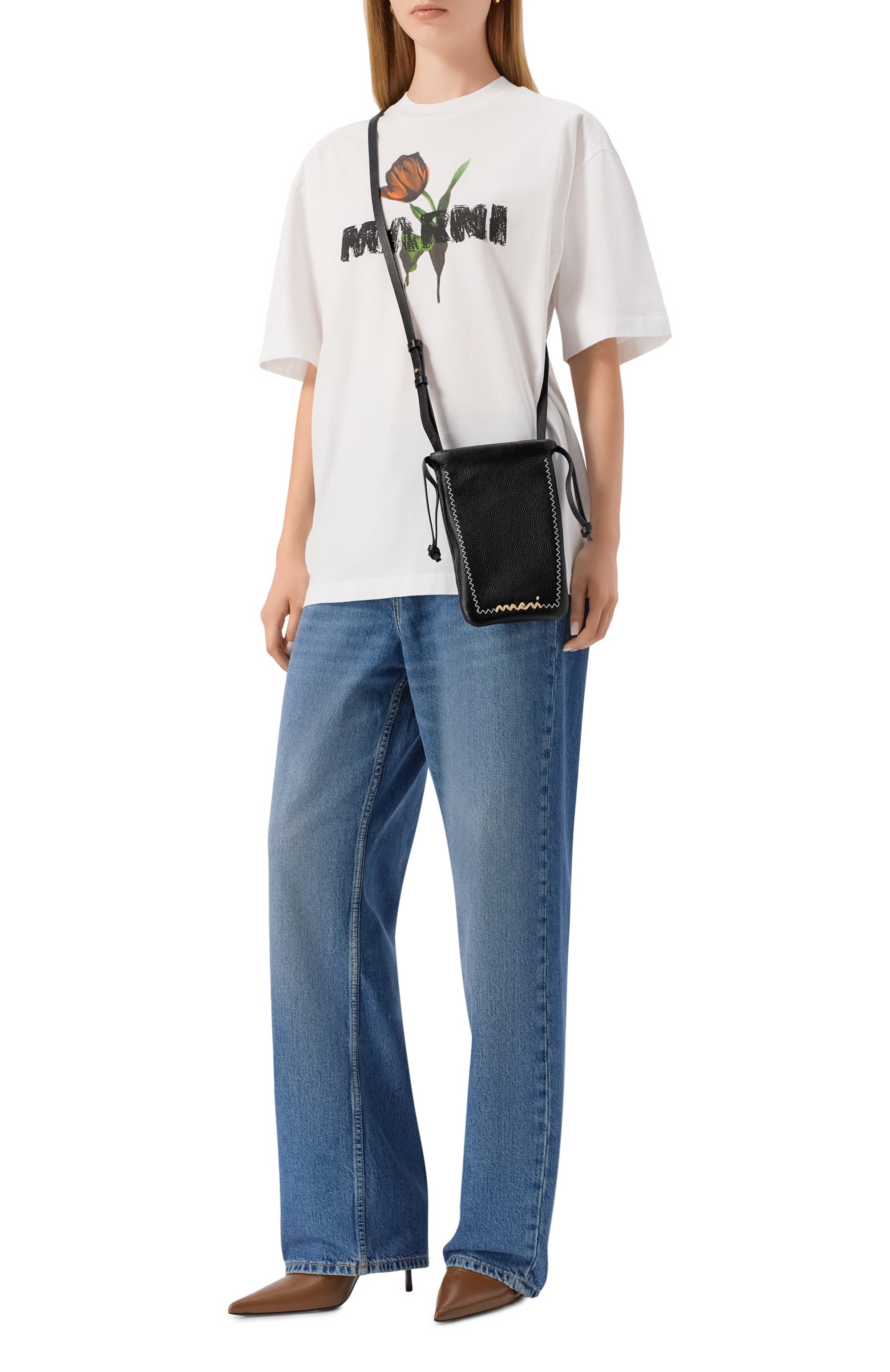 Кожаный чехол для телефона MARNI, арт. TEM00035U0/P6533, фото 7