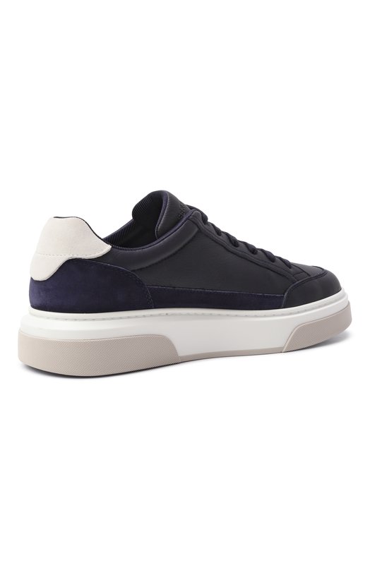 Кожаные кеды Gancini Ferragamo 02A048/784538 Синий  02A048/784538 Фото 5