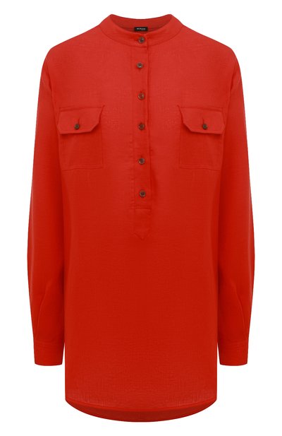 Женская льняная блузка KITON, арт. D51414K09T85