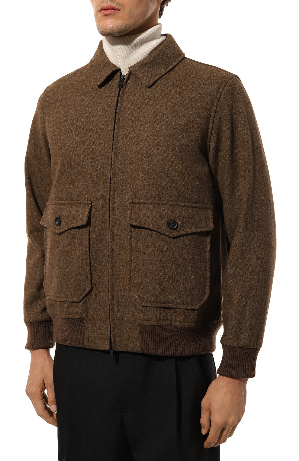 Бомбер из шерсти и хлопка CIRCOLO 1901, арт. CN4608, фото 3