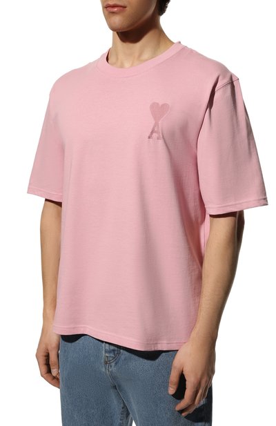 Хлопковая футболка AMI, арт. UTS002.726, фото 3