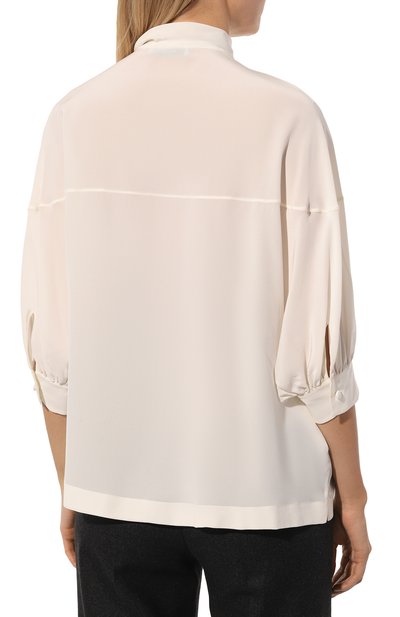 Шелковая блузка PRADA, арт. P495E-1H51-F0304-211, фото 4