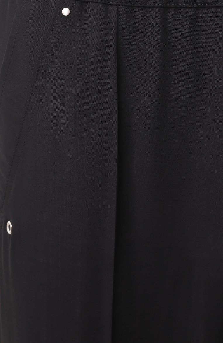 Мужские шерстяные брюки RICK OWENS черного цвета, арт. RU01E5361/WG | Фото 6 (Материал внешний: Шерсть; Длина (брюки, джинсы): Стандартные; Случай: Повседневный; Стили: Гранж)