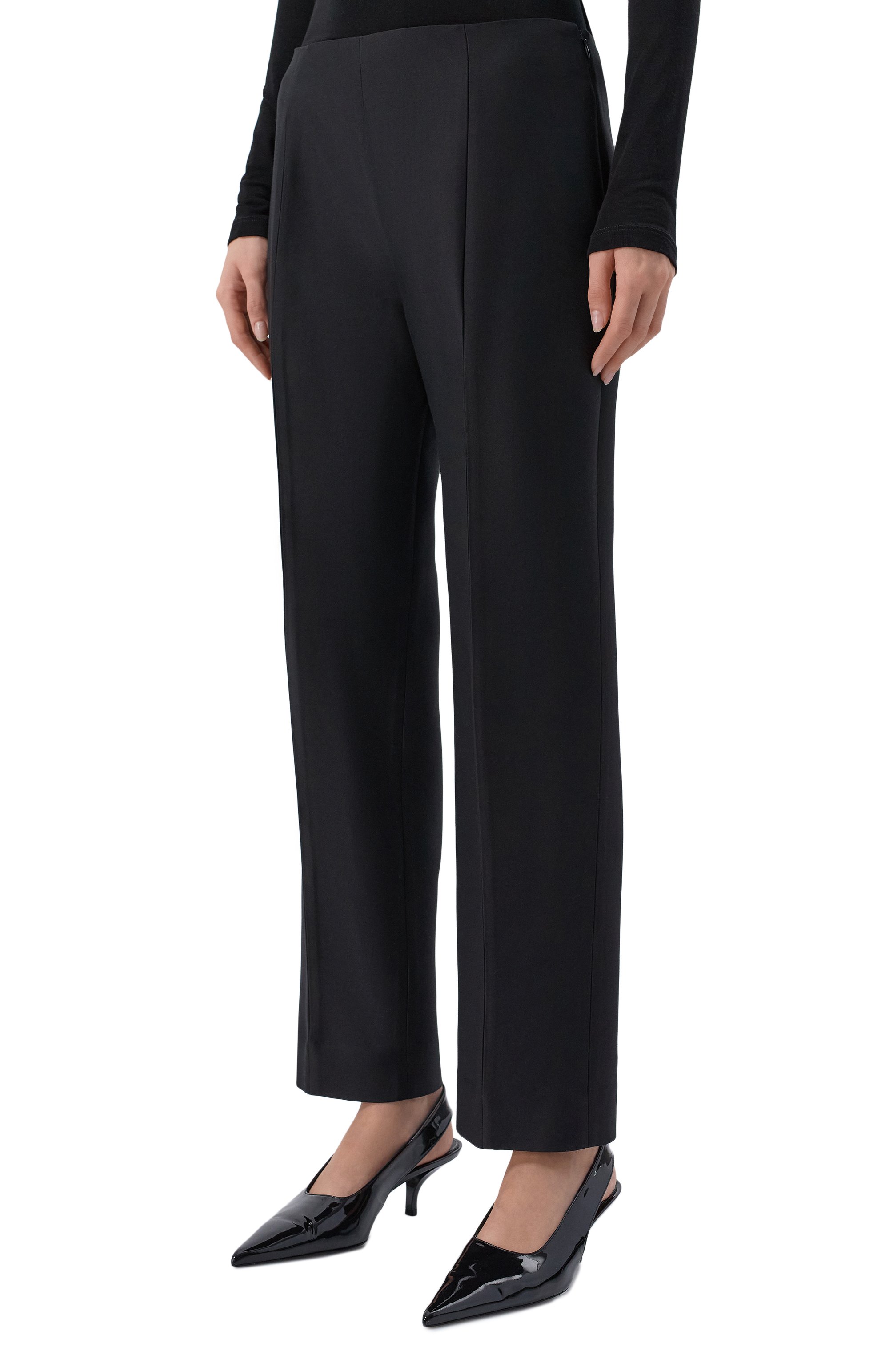 Брюки из шерсти и шелка TOTEME, арт. 261-WRB0377-FB0567, фото 3