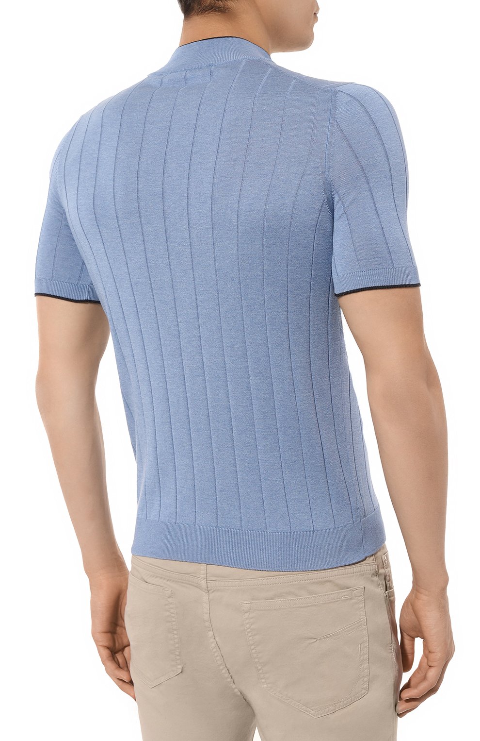 Шелковый джемпер ANDREA CAMPAGNA, арт. 43107/23510, фото 4