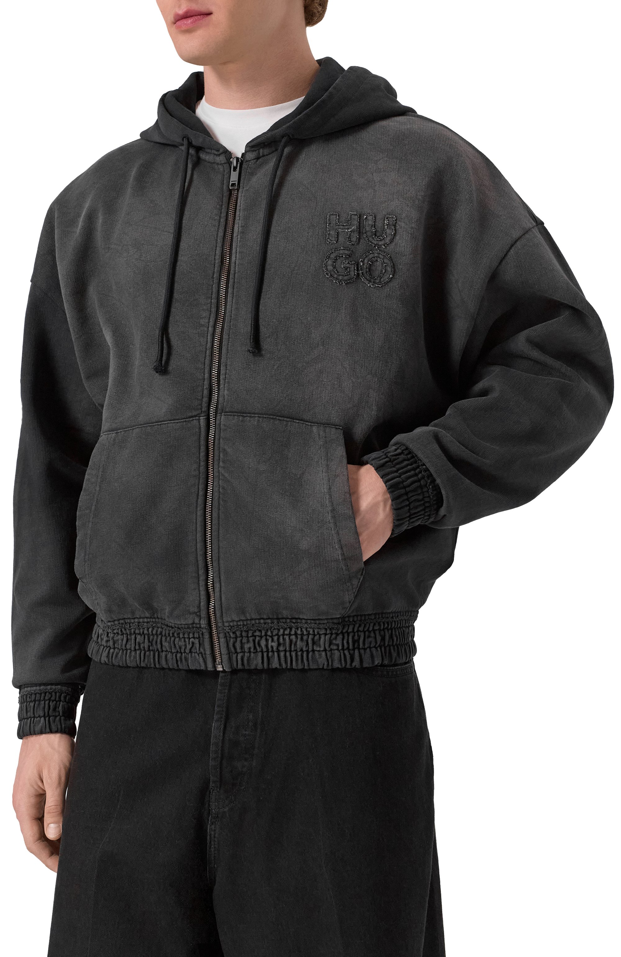 Хлопковая толстовка HUGO, арт. 50535312, фото 3