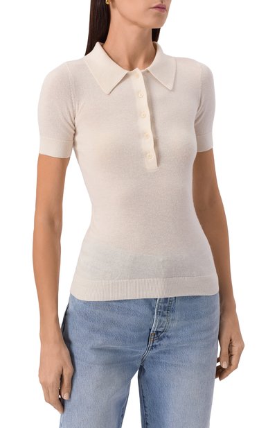 Поло из кашемира и шелка JACOB LEE, арт. WKP039SS25W, фото 3