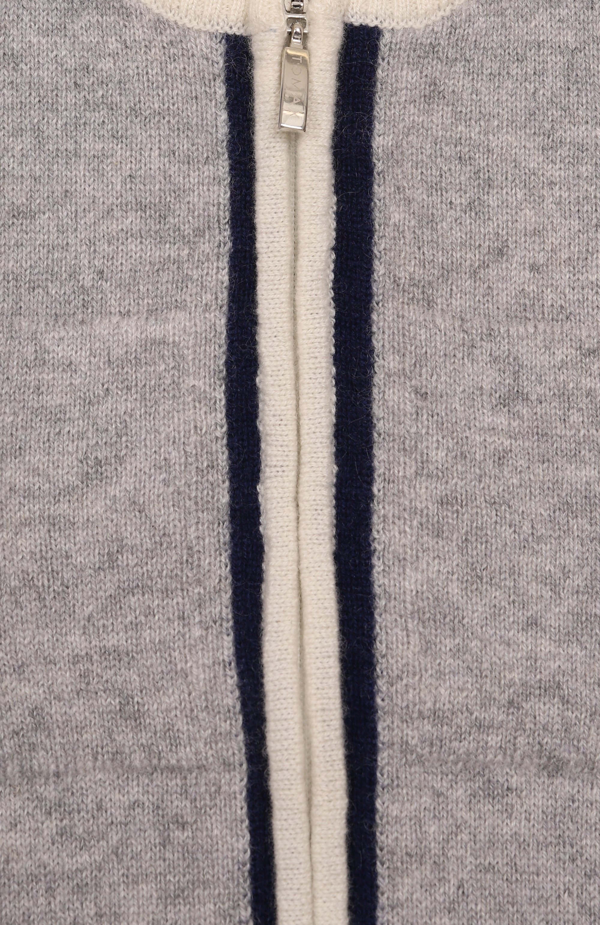 Кашемировый комбинезон BABY T серого цвета по цене 27250 руб., арт. 25AIC821TZ/18M-36M, фото 3 Кашемировый комбинезон BABY T, арт. 25AIC821TZ/18M-36M, фото 3