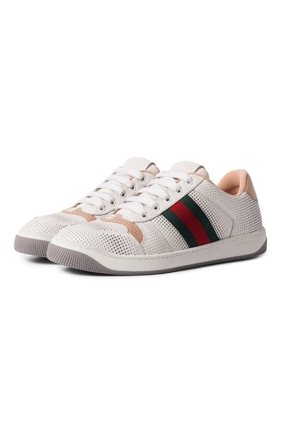 Женские кожаные кеды screener GUCCI, арт. A000MV/AAGVY