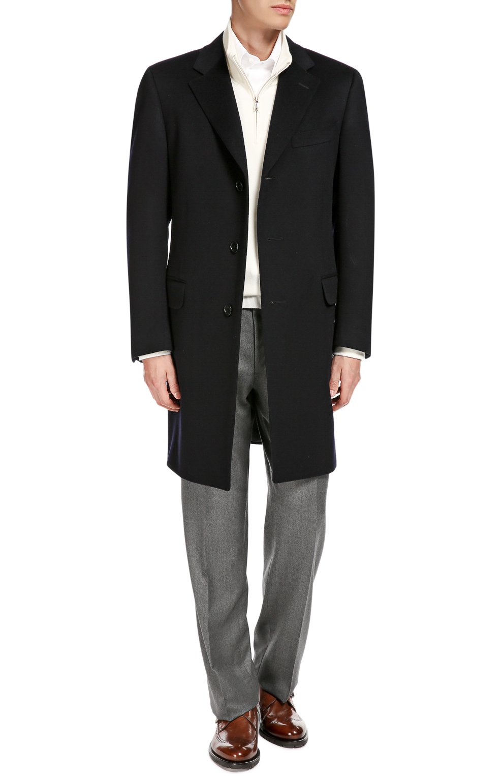 Классические брюки из смеси шерсти и шелка BRIONI, арт. RPL1/05A0L/C0RTINA, фото 2